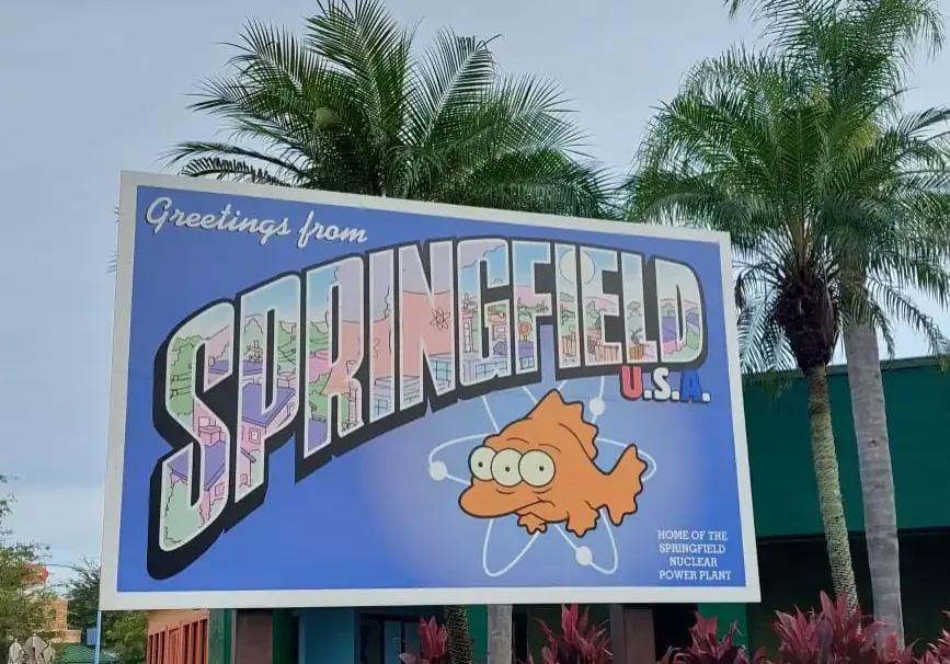 Land Los Simpsons Letrero Springfield Springfield | FOTO: BREN Y SONIA